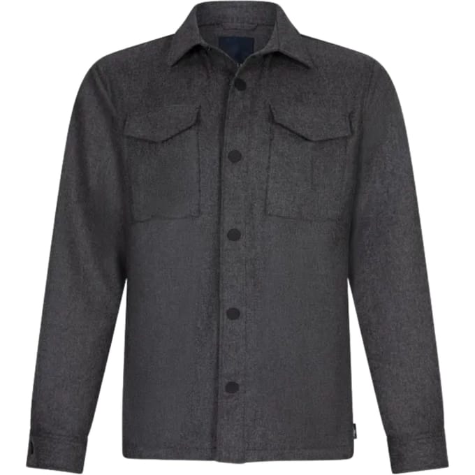 Cavallaro Giovi Overshirt Overshirts Anthraciet 123255007