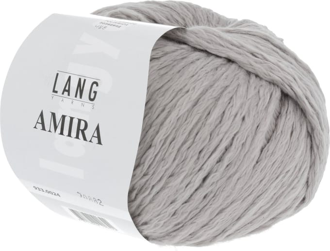 Lang Yarns Amira - 24 steengrijs - Katoen Garen