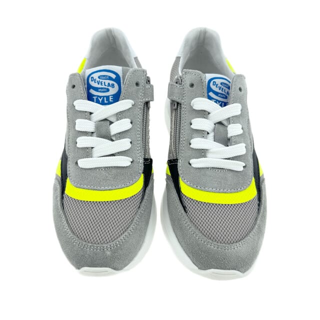 Develab 45461 sneaker grijs / combi, 37 / 4