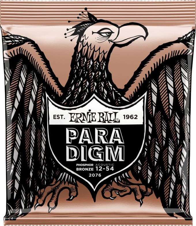 Ernie Ball Paradigm Phosphor Bronze - Gitaarsnaren Akoestisch - Medium Light - .012-.054 - Phosphor Bronze