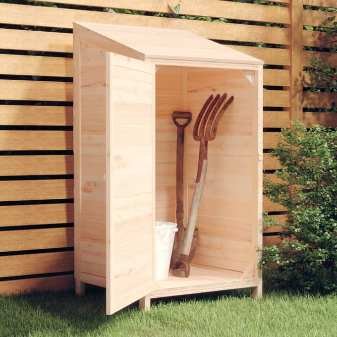 Vidaxl Cabane de Jardin, 55x52x112 cm, Bois de Sapin Massif