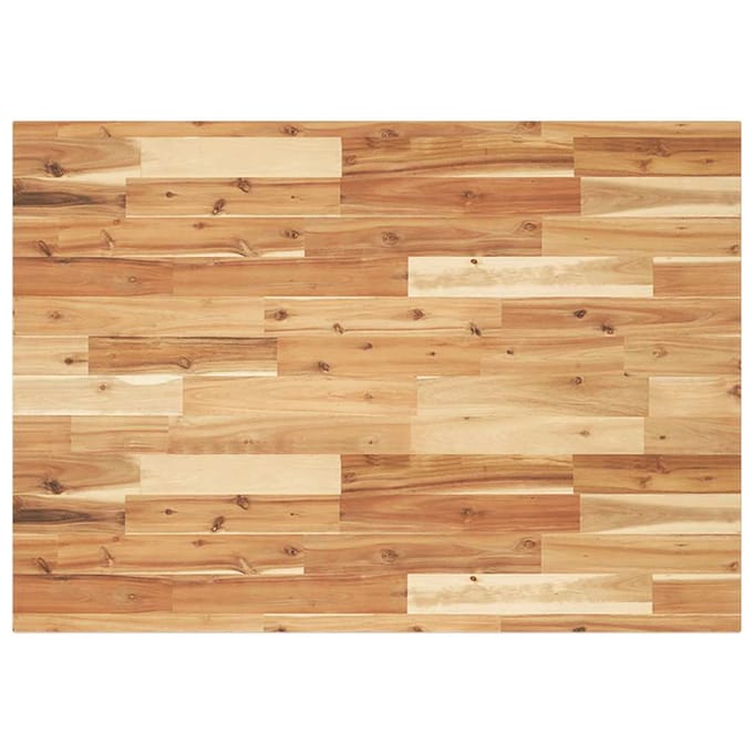 vidaXL - Bureaublad - met - olieafwerking - 80x70x2 - cm - massief - acaciahout