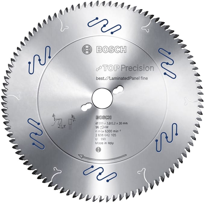 Bosch - Cirkelzaagblad Top Precision Best for Laminated Panel Fine 350 x 30 x 3,5 mm, 108