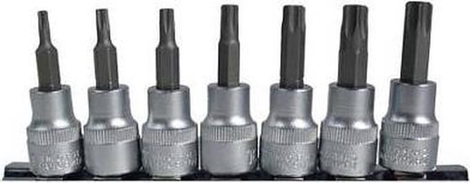 BGS Dopsleutelbitset 3/8 Torx T15 - T50, 7 delig
