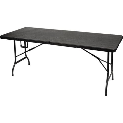 Perel folding table wood Campingtafel Zwart FP180W Belastbaarheid (gewicht) (max.) 100 kg