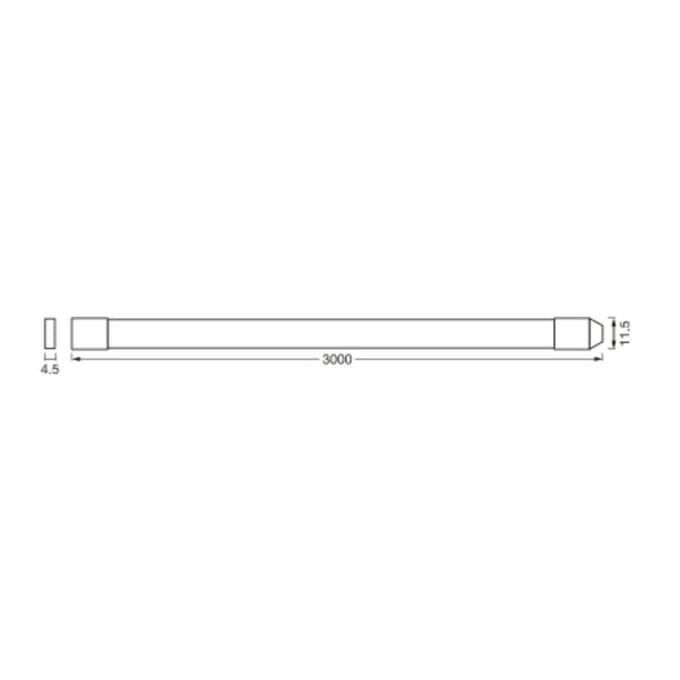 LEDVANCE SMART+ WiFi FLEX OUTD 3M LED strip, wit,12W,790lm