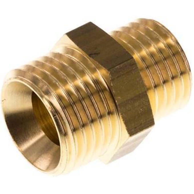 M14x1.5 x M16 Messing Borstnippel 16 Bar [2 Stuks]