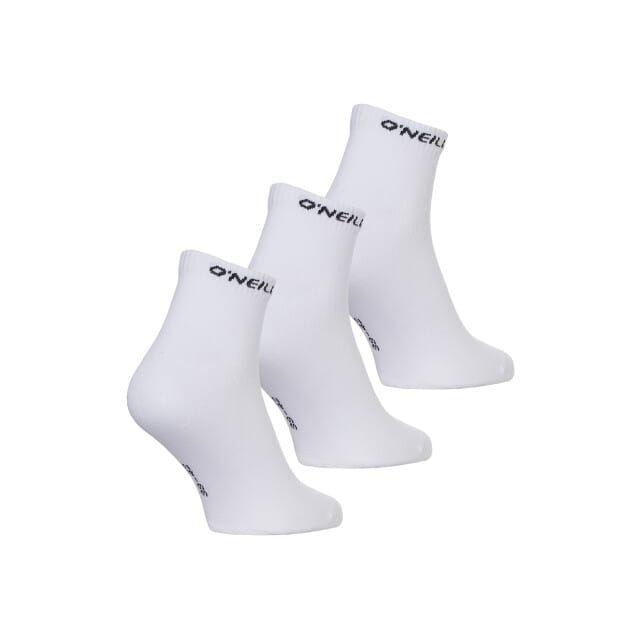 O'Neill Heren / dames enkelsokken quarter sokken 9-pack wit/zwart
