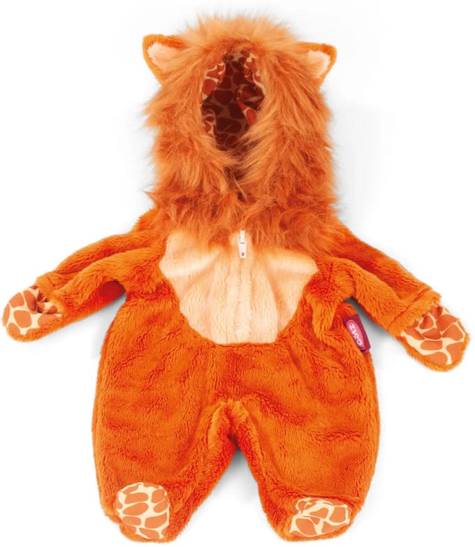 Götz Poppenkleding Leeuw-onesie 30 - 33 cm