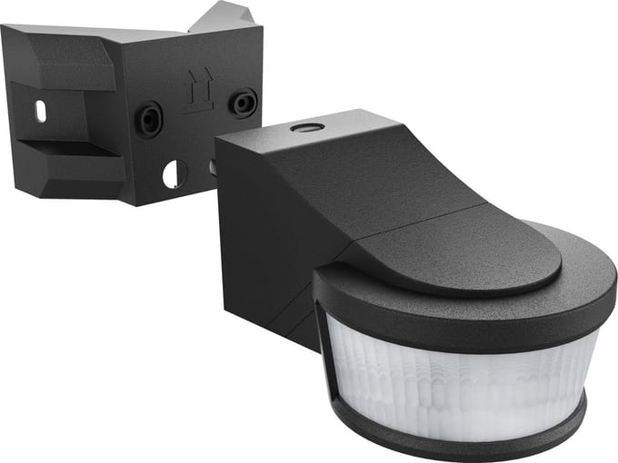 LED's Light Pro Bewegingssensor met Hoekbeugel Universeel - 12 meter bereik - Zwart