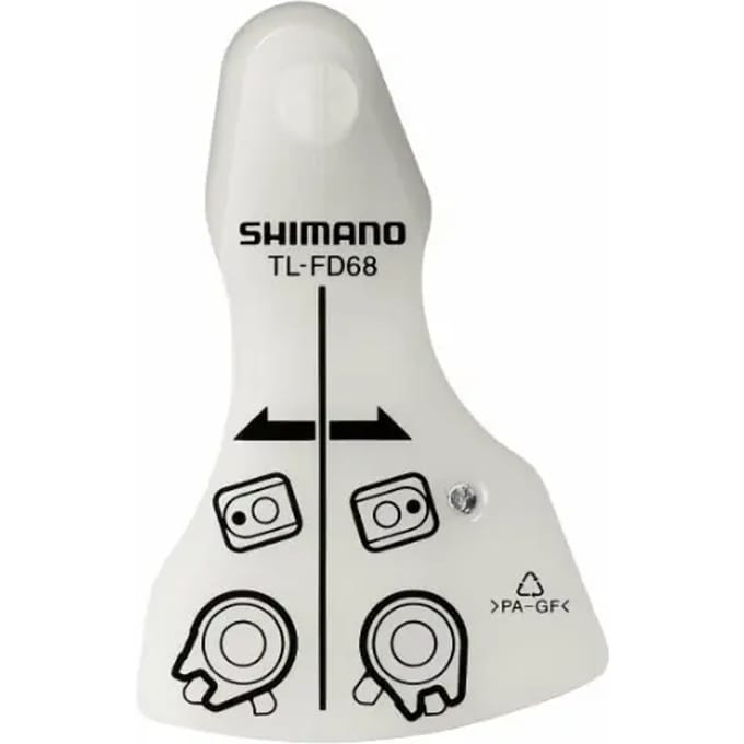 Controle van kabelbevestigingspunten Shimano TL-FD68