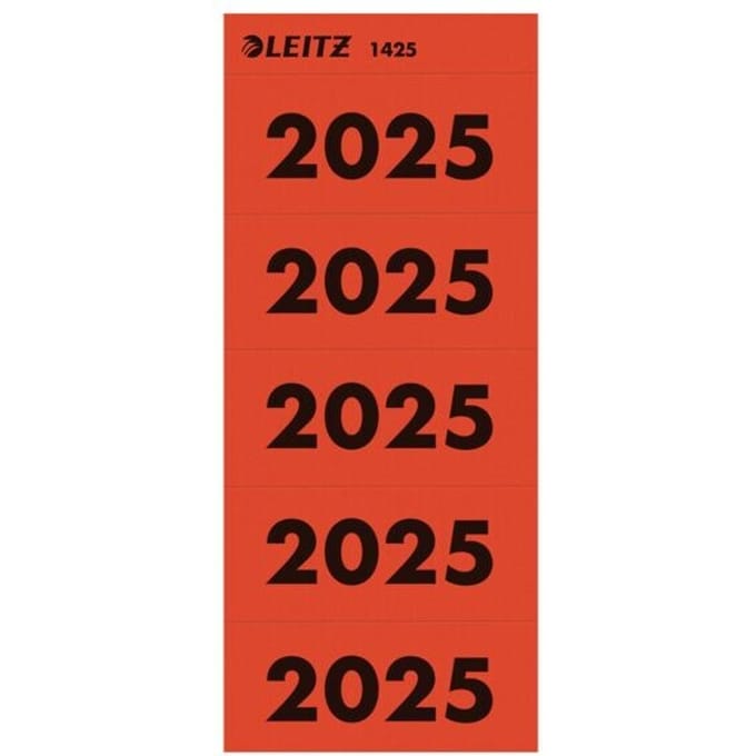 Zelfklevende inhoudsetiketten 1425 »Jahreszahlen 2025«