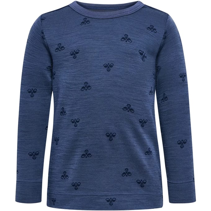 Baby T-shirt met lange mouwen Hummel Mini Wool