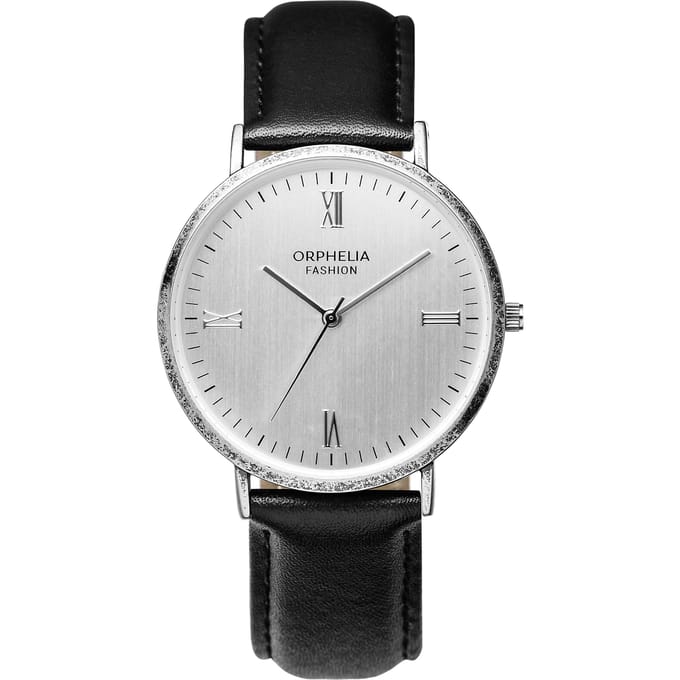 Orphelia Alium OF761800 Horloge - Leer - Zwart - Ø 41 mm