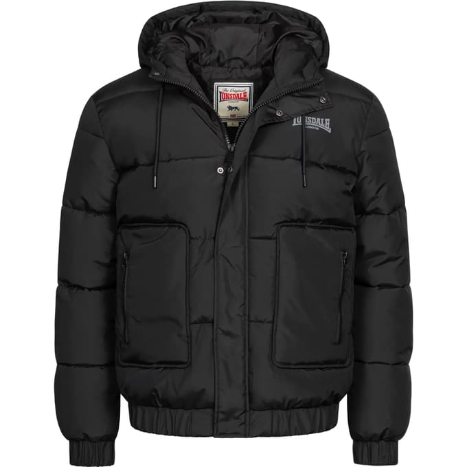 LONSDALE Dollagh Jasje Heren - Black / Grey - M