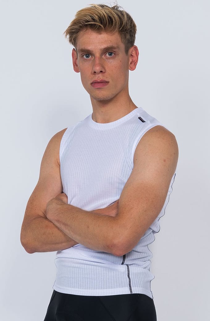 21Virages Zweethemd BRUNO mouwloos wit-XS