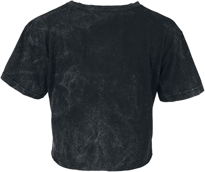 Nirvana T-shirt - Flowers - S tot XXL - voor Vrouwen - charcoal