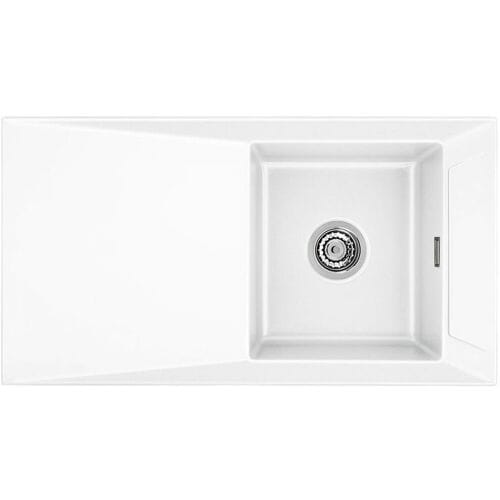 Systemceram Keradomo Siro 90 inset sink with eccentric actuation, without tap hole 506902-12