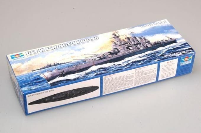 Trumpeter 1/700 USS Washington BB‑56 – Schaalmodel Bouwpakket 05735