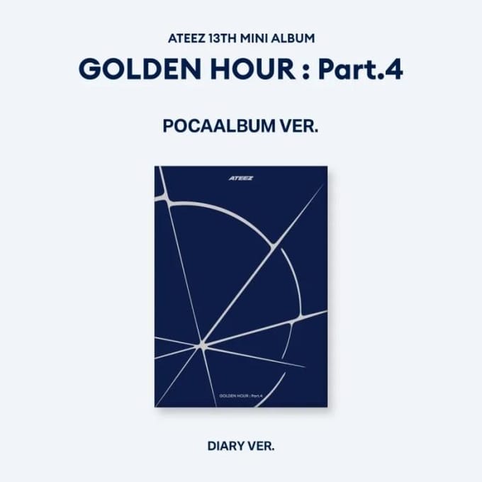 ATEEZ - [GOUDEN UUR : DEEL.4] 13e Mini Album POCAALBUM Ver.DIARY