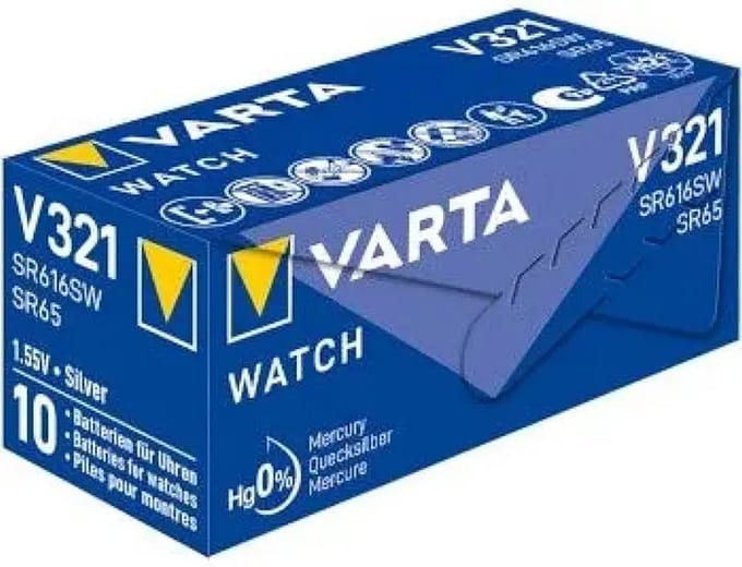 Varta V321 Horloge Batterij 1.55 V 13 Mah