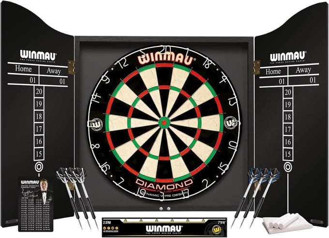 Professionele dartset met sniper dartboard en nylon pijlen