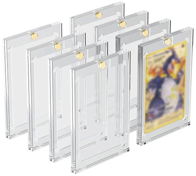 8 Stuks Magnetische Kaarthouders voor Verzamelkaarten en Speelkaarten