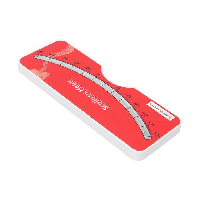 Scoliosis Measuring Tool 0‑30 degrees  Testing Range Accurate Data Back Spine Diagnosis Meter white