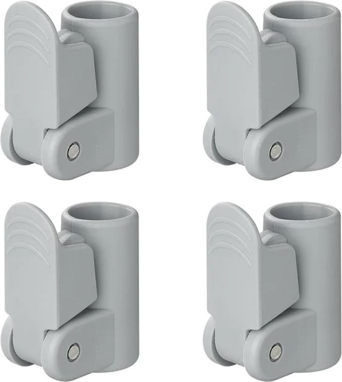 ProPlus Buisklemmen voor tentstokken - snelsluiting - set van 4 - 25-28 mm
