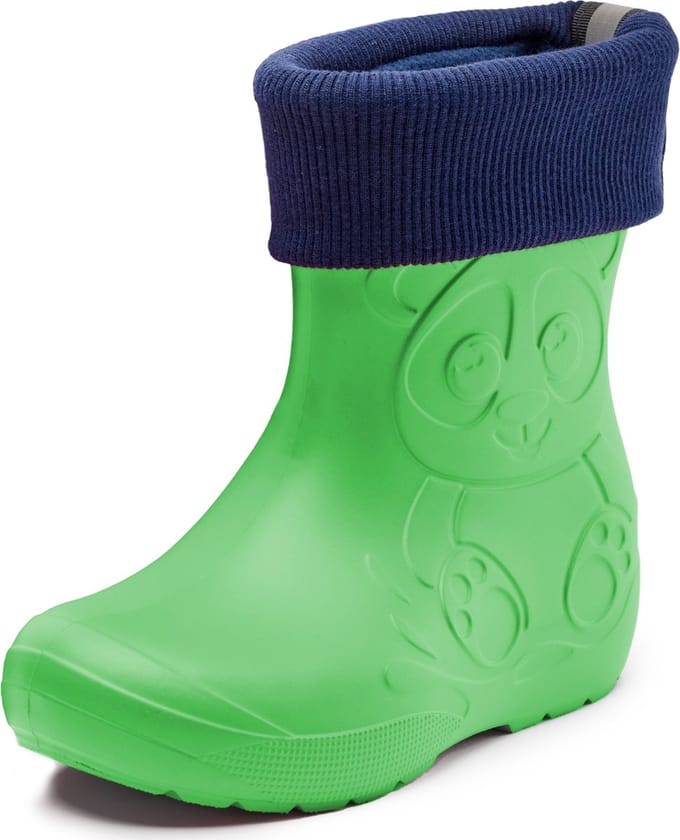 Ladeheid Kinder Regenlaarzen - Gevoerd en Waterdicht - EVA - LA-CA-Panda249 - Groen - 24/25