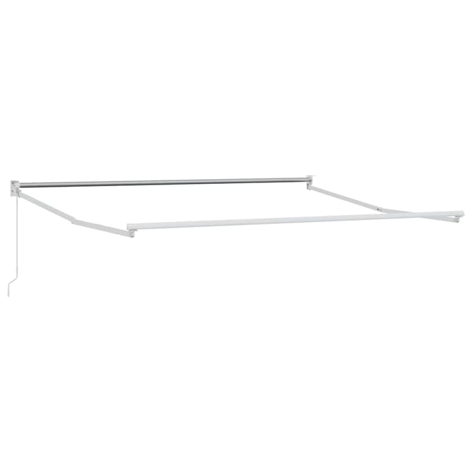 vidaXL - Inklapbaar - Zonnewering - Frame - Wit - 300 - x - 250 - cm - Aluminium