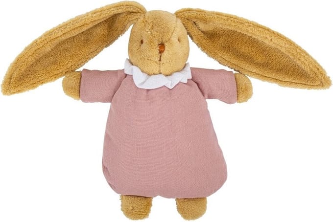 Trousselier Konijn Engelnest Knuffel Biologisch Katoen Oudroze 20Cm