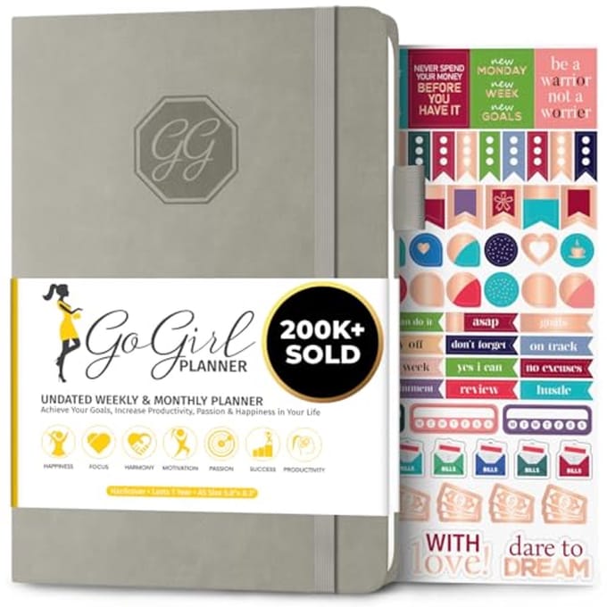 Planner en Organizer voor Vrouwen - A5-formaat Weekplanner voor Tijdbeheer en Productiviteit