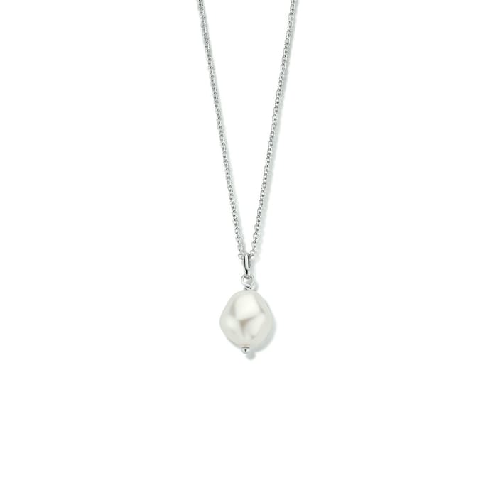 collier synth. parel 40 cm