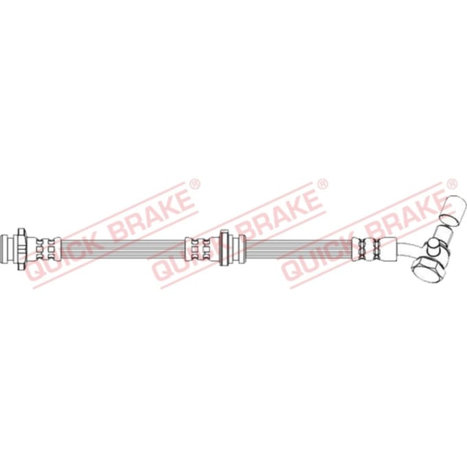 Remleiding QUICK BRAKE 50.749X, rechts