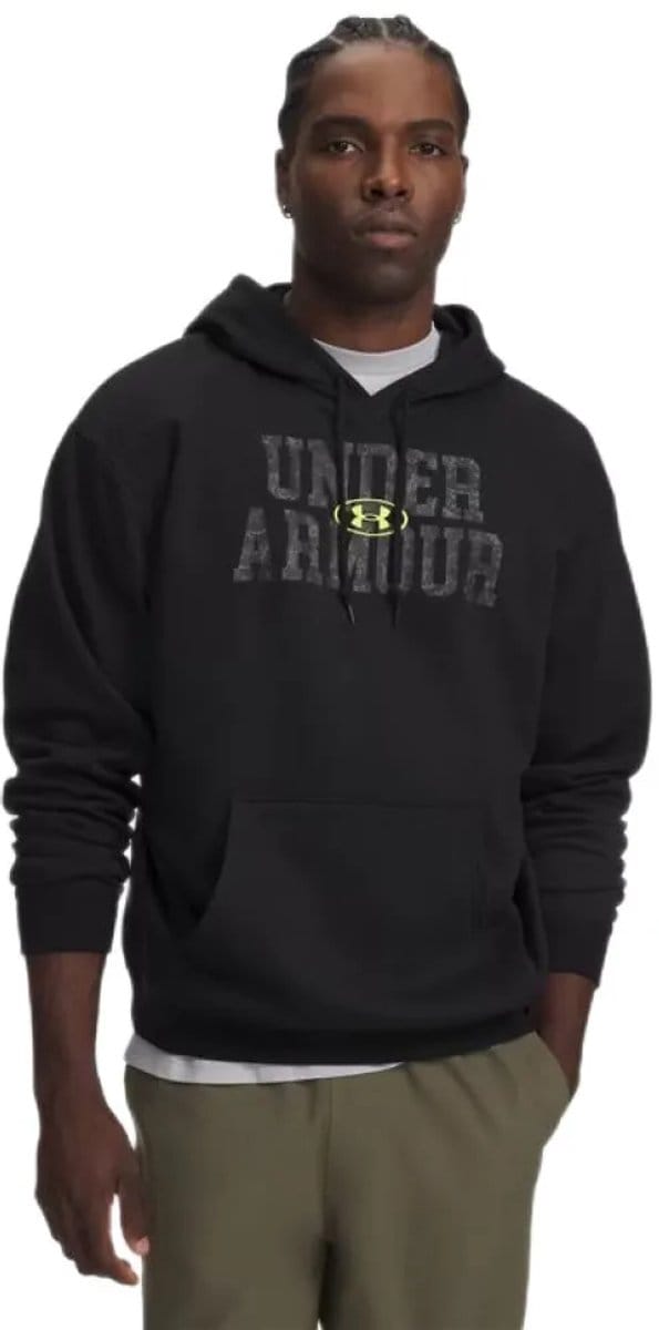 Under Armour Rival Fleece Camo Fill Hoodie Zwart S / Regular Man