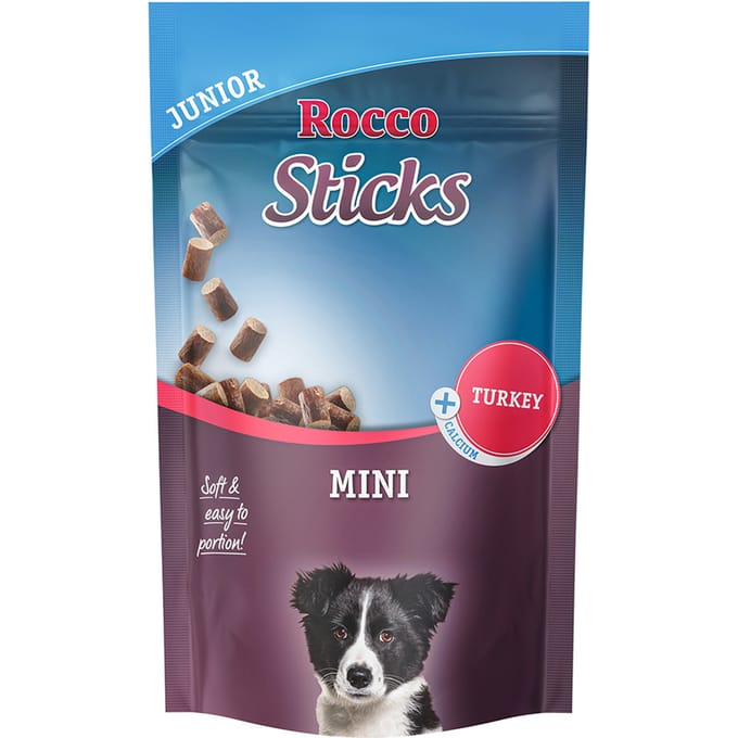 70g Rocco Sticks Mini Junior Kalkoen Hondensnacks