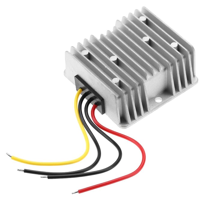 DCDC-omvormerregelaar 12V naar 24V Hoog rendement Step-up voeding 12A 288W gray