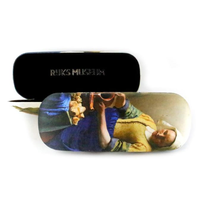 Lanzfeld - Brillenkoker - Melkmeisje - Vermeer - RIJKSMUSEUM - Hard Case - Microfiber