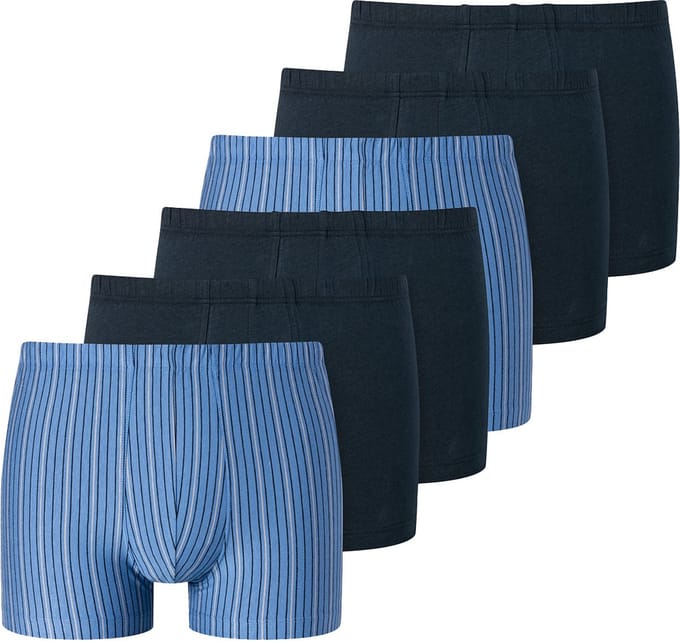 Schiesser Heren retro short / pant 6 pack 95/5 Essentials Cotton