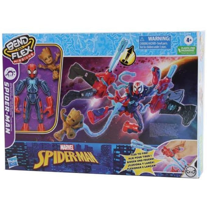 Hasbro Spiderman Bend N Flex Space Mission Flex Jet (kunststof, 4 - 6 jaar)