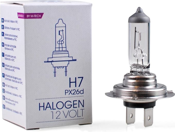 M-Tech H7 12V 55W - Basic - Helder - Enkel