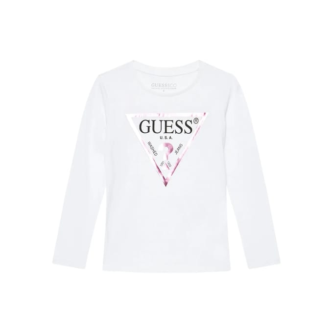 Meisjes-T-shirt met lange mouwen Guess Core