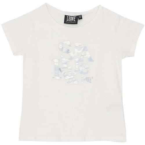 T-shirt Korte Mouw Leone 1947 Girl Short Sleeves Sparkly
