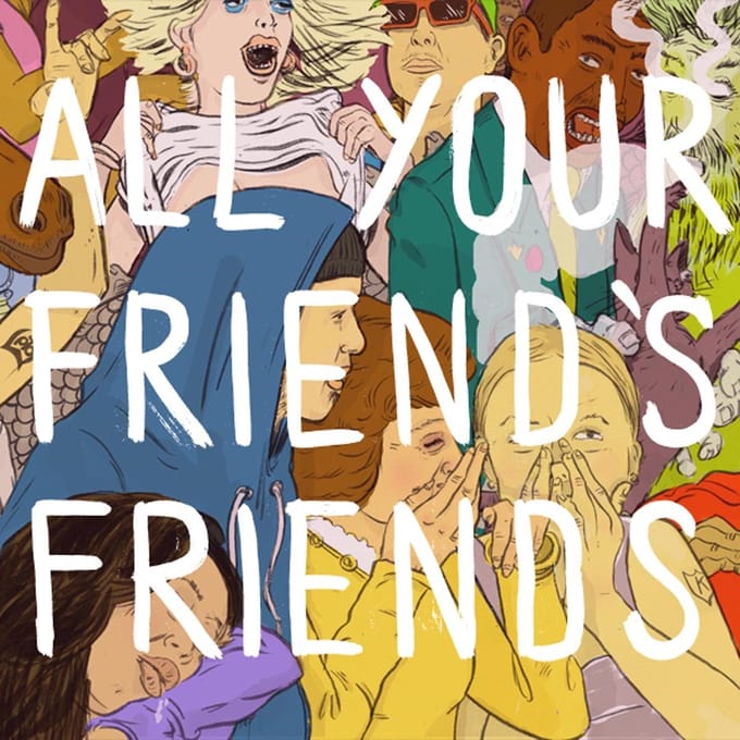 Thee Xntrx - All Your Friend's Friends (CD)
