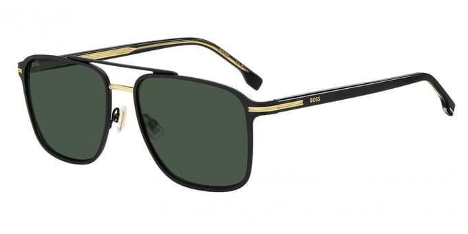 Hugo Boss BOSS 1748/S Matte black gold 57/17/150 MAN Zonnebrillen