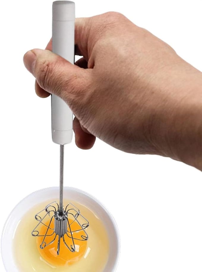 Staafmixer Garde - Hand Blender - Ingrediënten Mengen - Hoge Sterkte Constructie - 26 cm - Wit