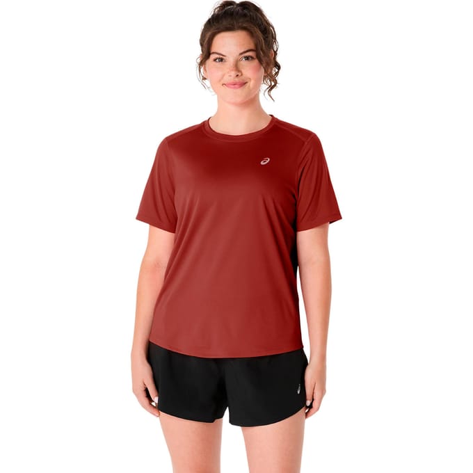 ASICS Core SS Top - Hardloopshirt - Bordeaux - M