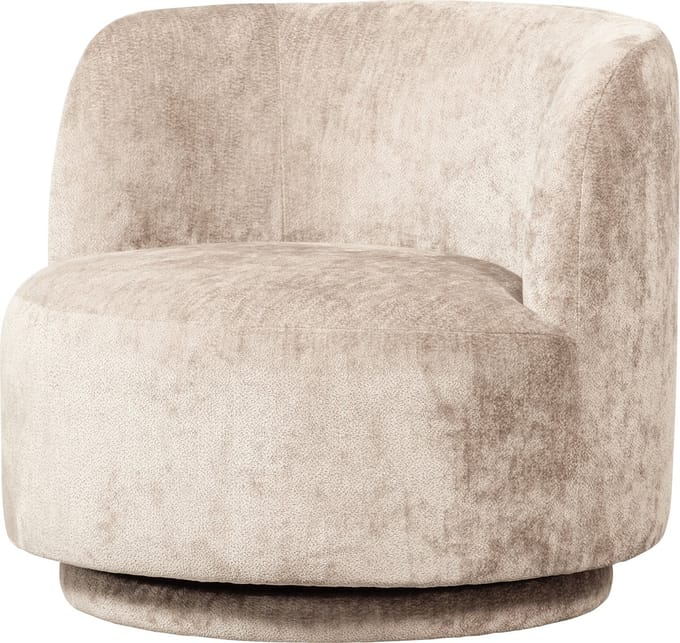 WOOOD Popular Fauteuil - Polyester - Naturel - 72x81x80