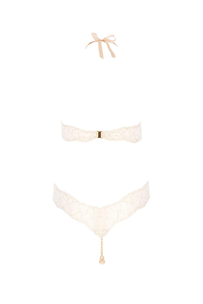 Bracli | Sydney Dubbele Body Ivoor | Luxe Lingerie Body Maat L